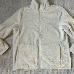 Uniqlo Cream Fleece Women's Sweater